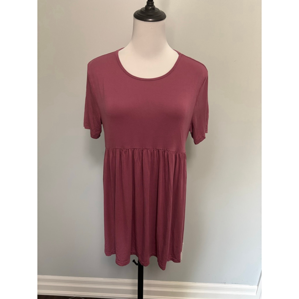 Women's Brynmama Top Size M Mauve